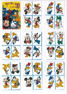 Domino Loco Disney Naipes Fournier