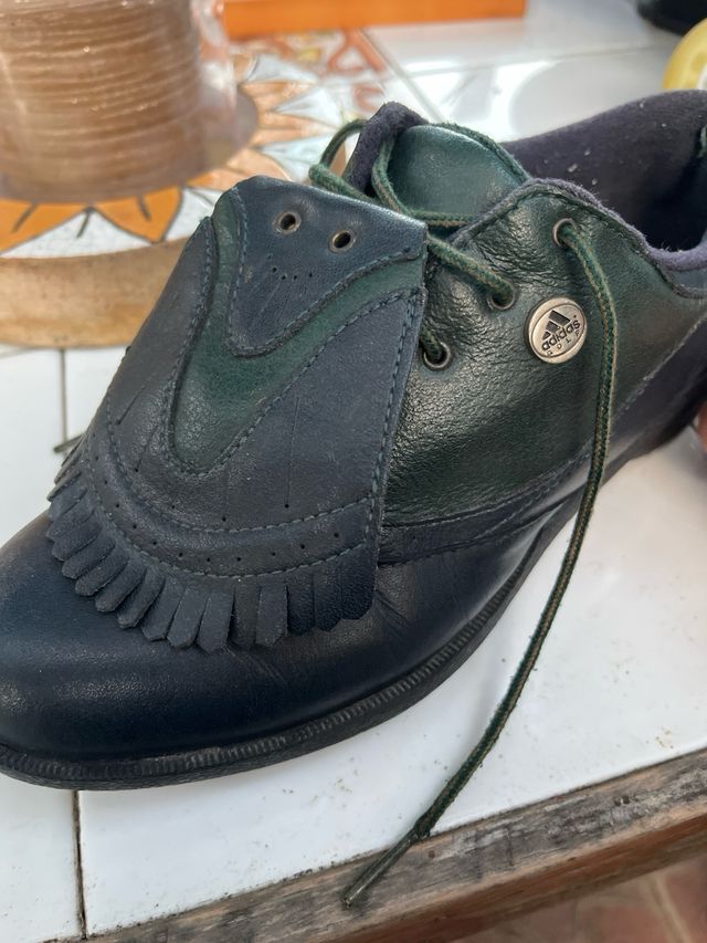 Zapatos Adidas Vintage Golf Verdes (muy raros)