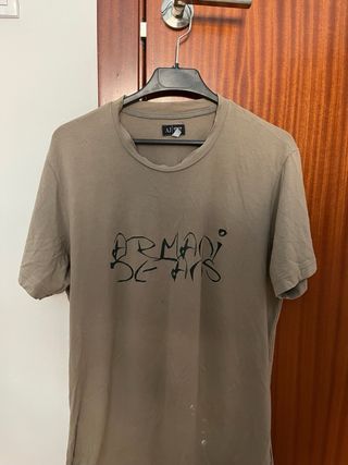 Camiseta Armani Jeans Beige Talla M