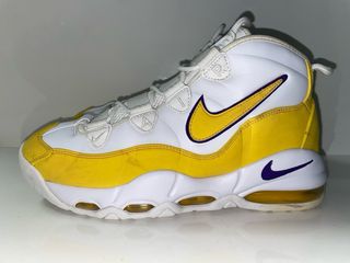 Nike Air Max Uptempo Retro Blanco/Amarillo LAKERS 
