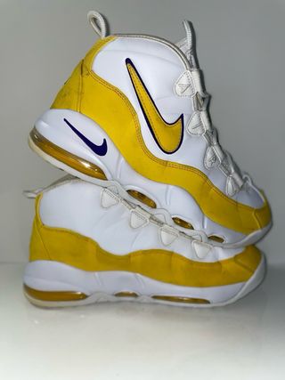 Nike Air Max Uptempo Retro Blanco/Amarillo LAKERS 