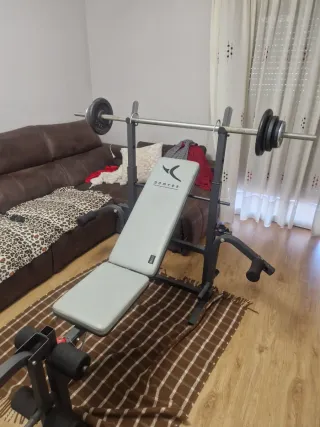 BANCO DE PESAS Y MUSCULACION 