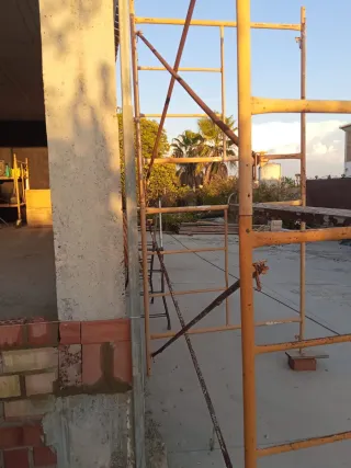 Andamios metálicos para construcción