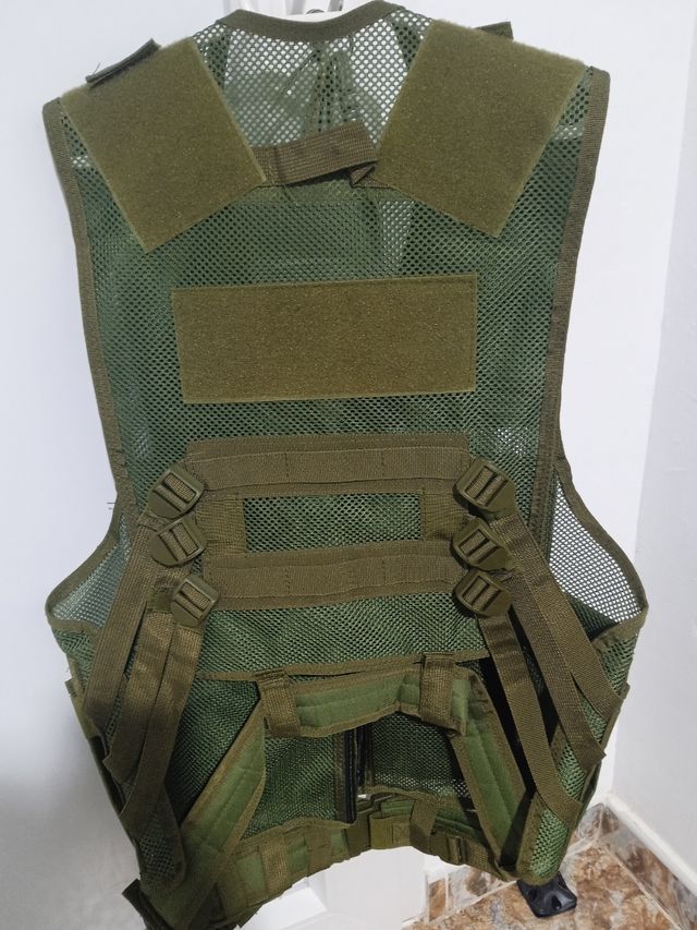 Chaleco Táctico Airsoft Verde Nuevo