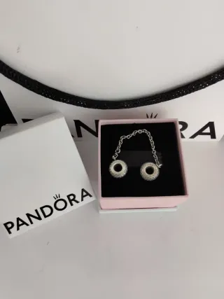Cadena de seguridad Pandora plata
