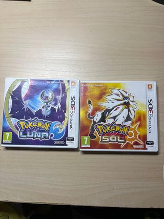Carcasas Pokémon Sol y Luna 3DS