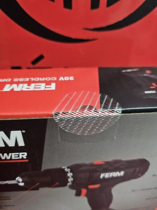 Taladro / Atornillador FERM AXpower 20V, Nueva.