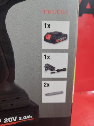 Taladro / Atornillador FERM AXpower 20V, Nueva.