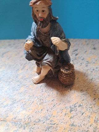 Figura Belén Pastor con cesta