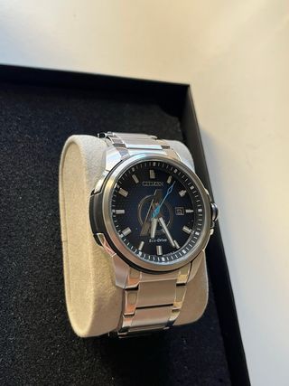 Reloj Citizen Eco-Drive Azul y Plateado