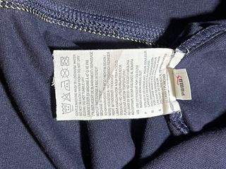 Felpa PUMA uomo XL blu navy con zip