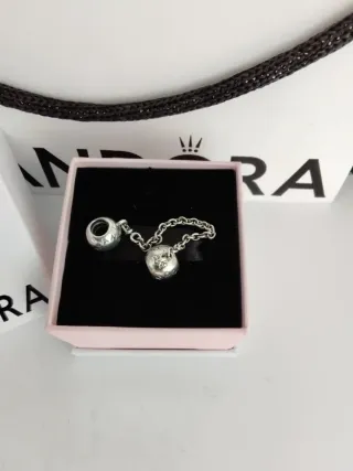Cadena de seguridad Pandora plata