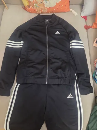 Chándal Adidas Negro y Blanco