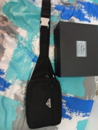Bandolera Prada Negra Nylon
