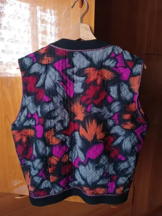 Gilet trapuntato vintage fantasia