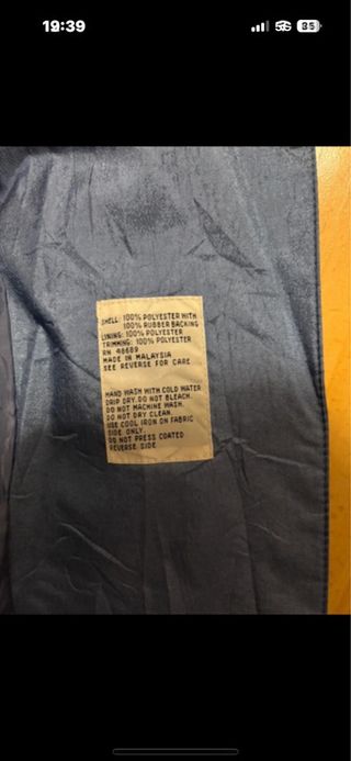 Gabardina Vintage Azul
