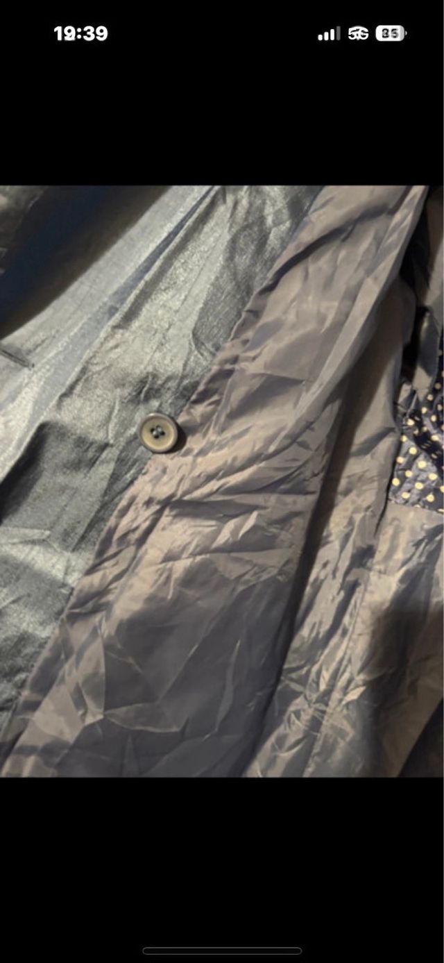 Gabardina Vintage Azul