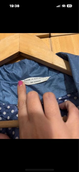 Gabardina Vintage Azul