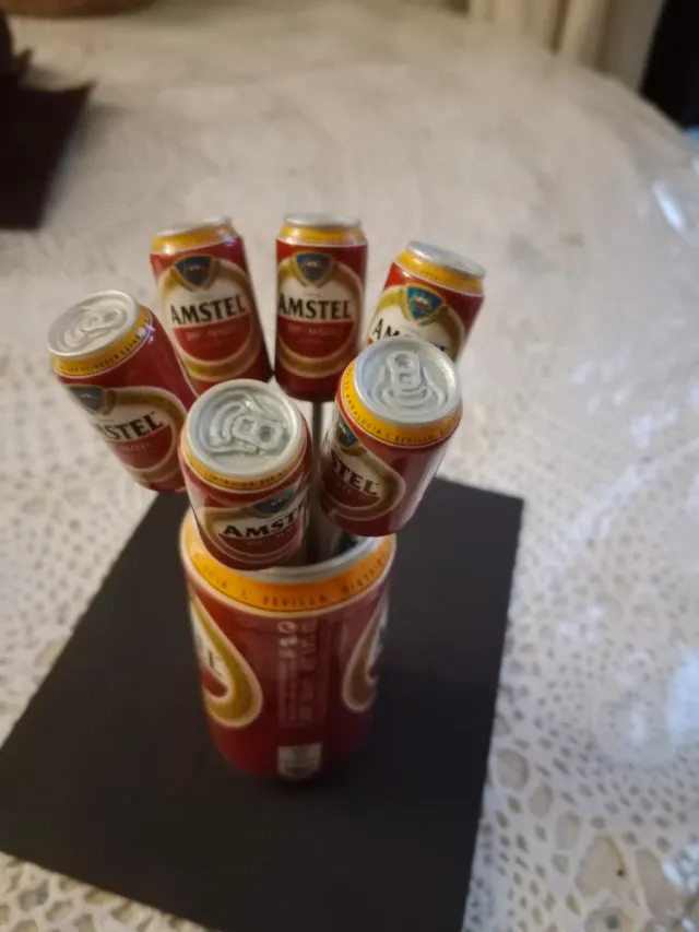 Set di stuzzicadenti in metallo Amstel - argento.