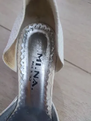 Scarpe M.I.A. donna beige/argento