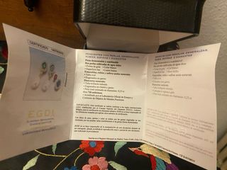 Pendientes oro.CERTIFICADO.