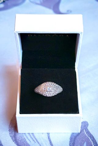Anillo plata Cocktail