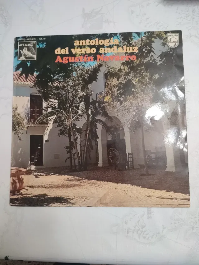LP Antología del verso andaluz Agustín Navarro