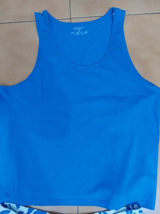 Pijama Verano Primark Azul y Blanco Talla XL