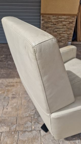 Butaca Rafemar Giratoria Piel Beige