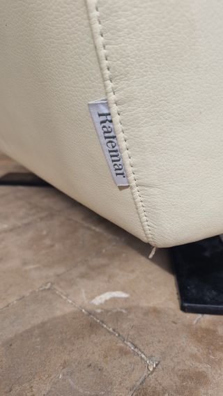 Butaca Rafemar Giratoria Piel Beige