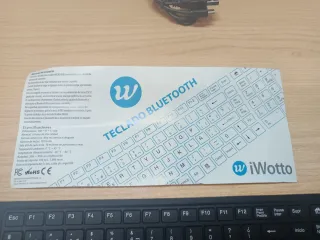 Teclado Bluetooth Negro Nuevo
