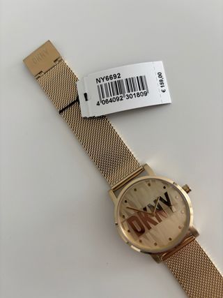 Reloj DKNY Dorado Mujer Nuevo
