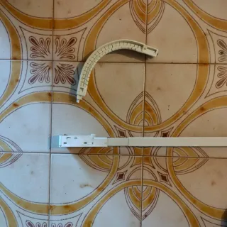 Bastone per tenda metallo e plastica