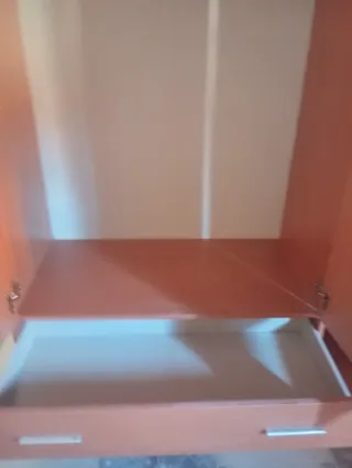 Armario 3 puertas madera  laminada ámbar satinado