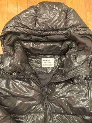 Plumón Marrón/Gris Talla XS