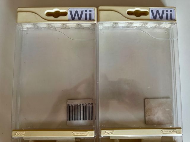 Lote 4 Cajas Seguridad Oficiales Nintendo Wii