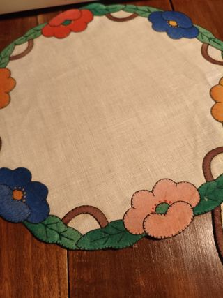 Manteles individuales vintage florales