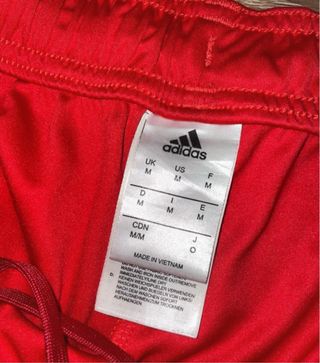 Calzonas Bélgica 🇧🇪 Adidas Rojas