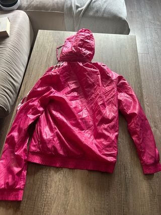 Chaqueta Adidas Rosa con Capucha