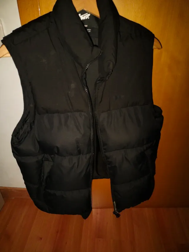 Chaleco acolchado negro