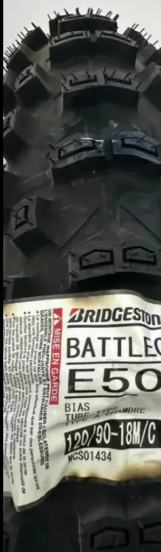 Neumático Bridgestone E50 120/90-18