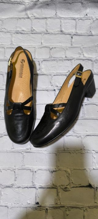 Zapatos Brucker negros anatómicos