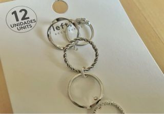 Set Anillos Plata