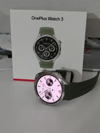 OnePlus Watch 3 Verde/Plata Wear os