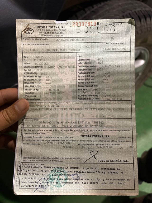 Inyectores Toyota Land Cruiser 3.0 D4D 163cv