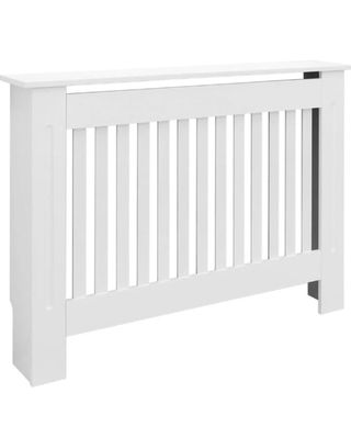 Mueble Radiador Madera Blanco