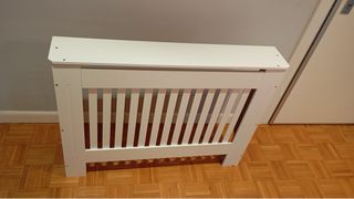 Mueble Radiador Madera Blanco