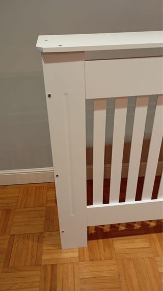 Mueble Radiador Madera Blanco