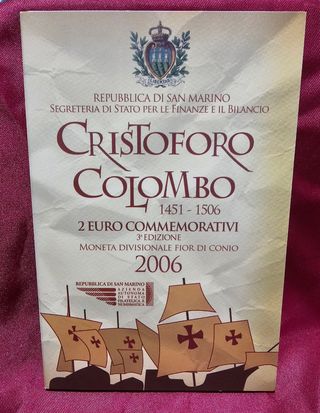 CRISTOBAL COLÓN MONEDA 2€