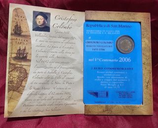 CRISTOBAL COLÓN MONEDA 2€